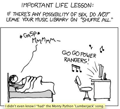 funny life lessons. xkcd: Important Life Lesson
